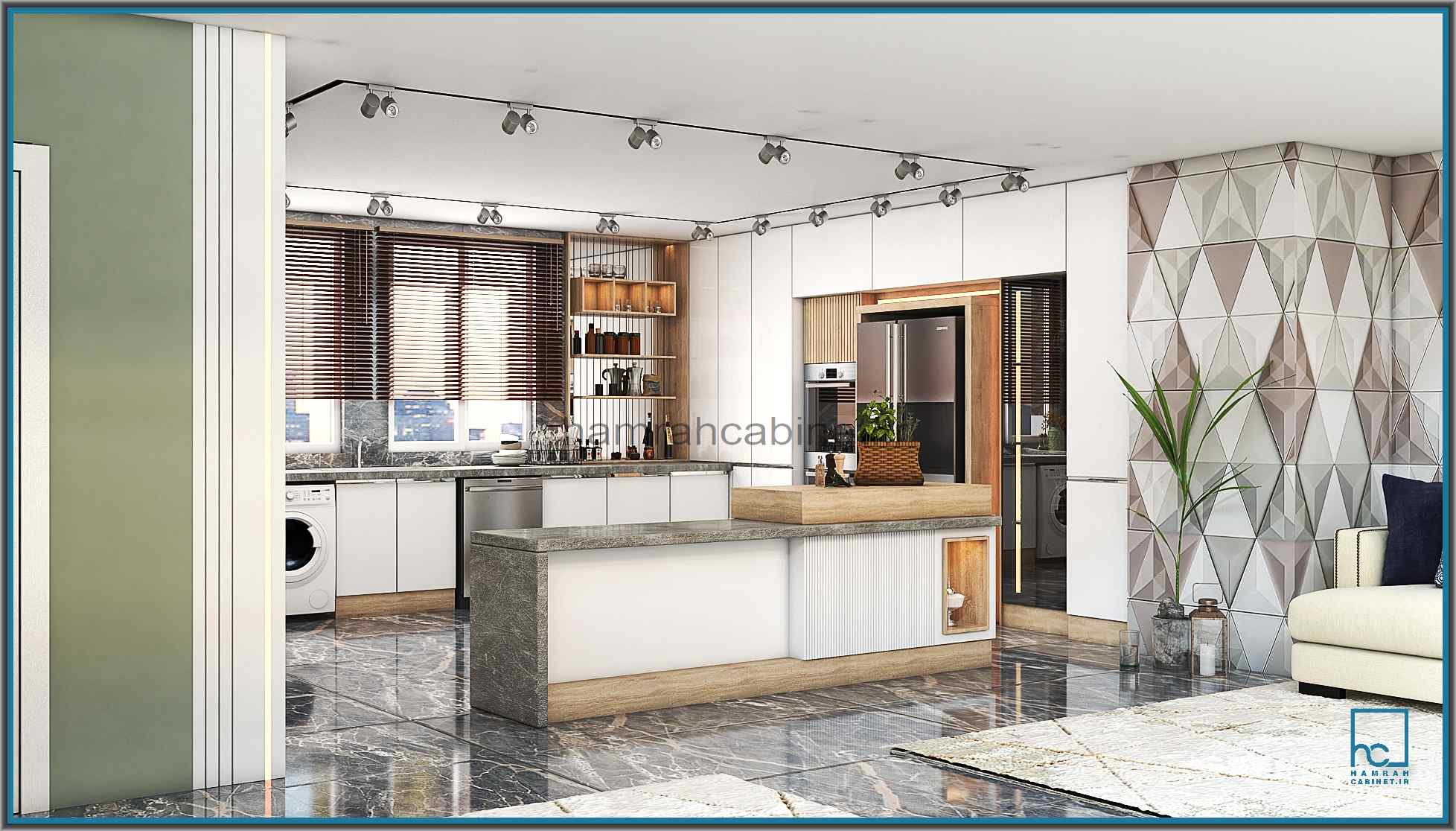 کابینت مدرن ژورنالی74